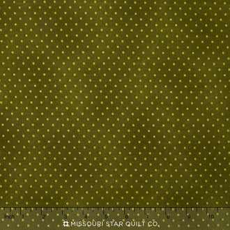 Buggy Barn Basics - Olive Dots Yardage