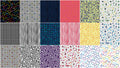 Black, White & Bright Favorites 5" Squares Alternative View #2