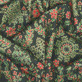 Holiday Flourish - Snow Flower - Gold ColorstoryDamask Black Yardage Alternative View #1