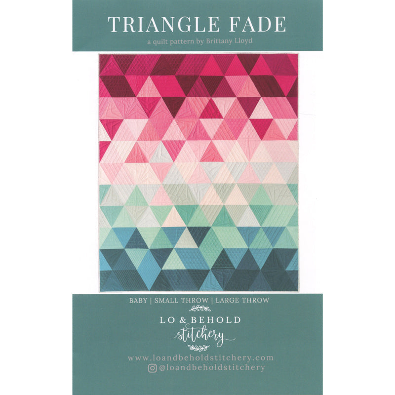 Triangle Fade Quilt Pattern Primary Image