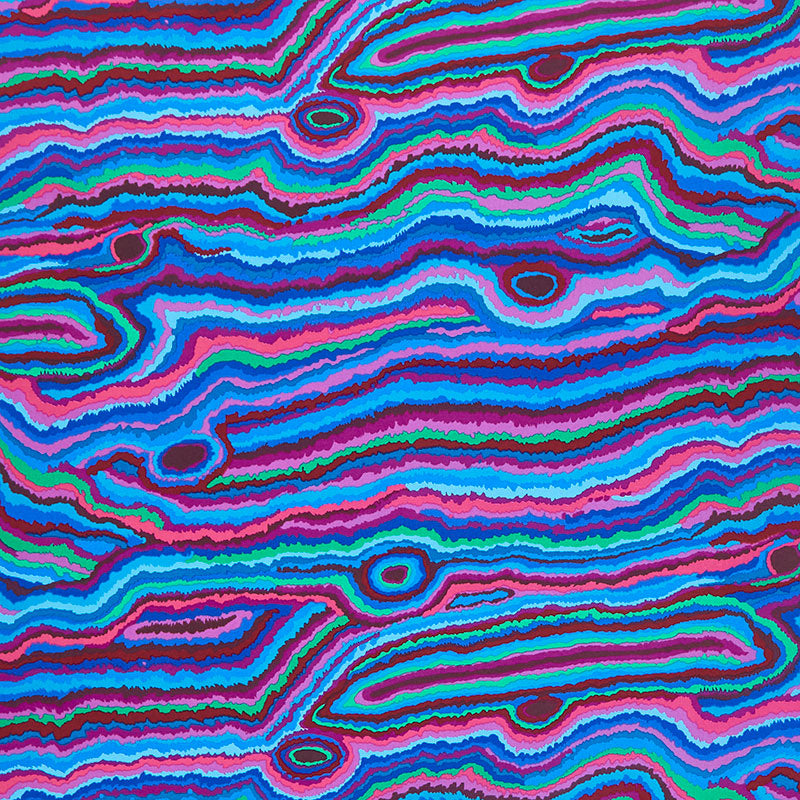 Kaffe Fassett Collective Tides - Jupiter Blue Yardage Primary Image