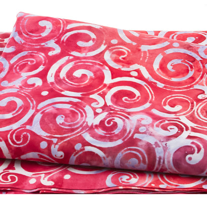 Spirals Raspberry 2 Yard Cut