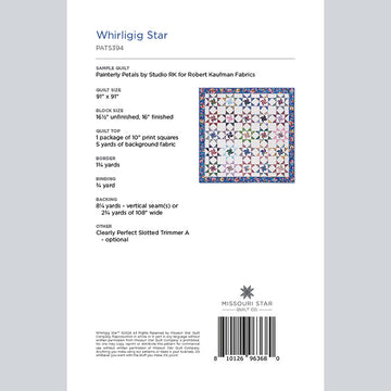 Whirligig Star Quilt Pattern by Missouri Star Alternative View #1