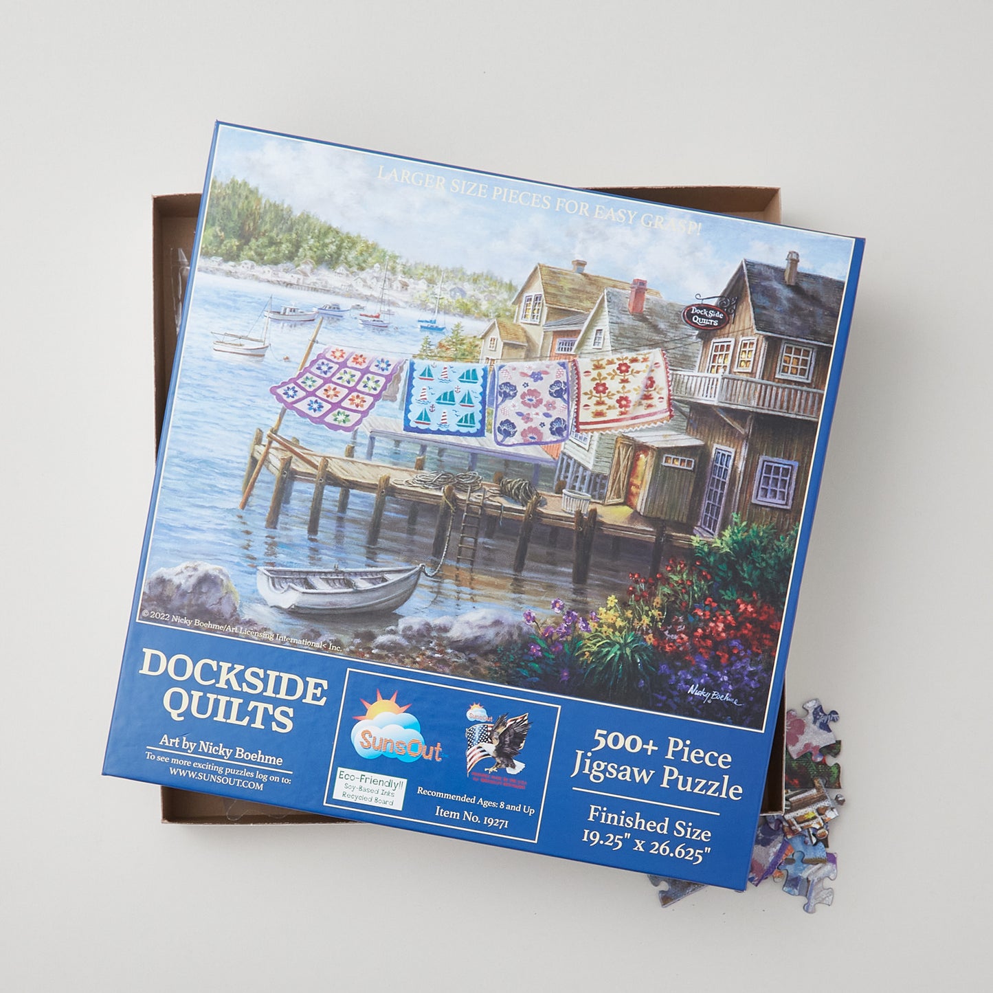 Dockside Quilts 500pc Puzzle Alternative View #1