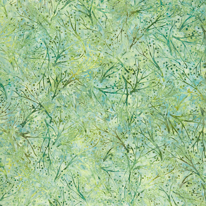 Artisan Batiks Wintergreen - Twigs Nature Yardage