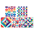 Missouri Star Iron-on Patchwork Quilt Blocks - 10" x 10" Bright 5pk Primary Image