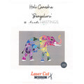 Holi Ganesha Laser Cut Quilt Kit Alternative View #2