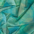 Chromaticity - Rings Ocean Metallic Yardage Alternative View #1