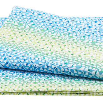Birds in Paradise - White Fern Ombre 2 Yard Cut