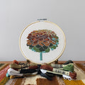 Zinnia No. 2 Bloom Embroidery Kit