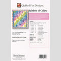 Rainbow of Colors Quilt Pattern Alternative View #1