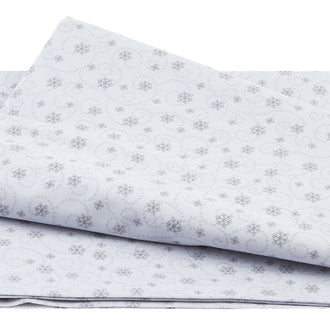 Cream & Sugar X - Snowflakes Gray 2 Yard Cut