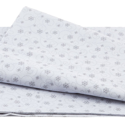 Cream & Sugar X - Snowflakes Gray 2 Yard Cut