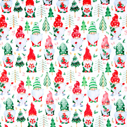 Cloud Cuddle® Print - Gnomes Multi Yardage