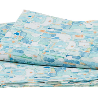 Touchstones - Mosaic Geo Turquoise 2 Yard Cut