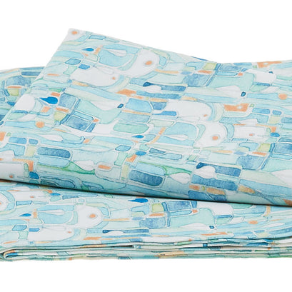 Touchstones - Mosaic Geo Turquoise 2 Yard Cut