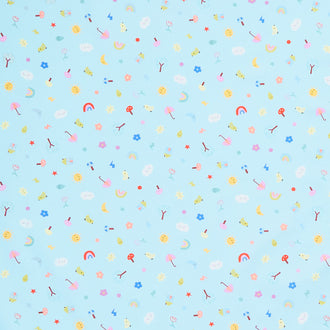 Whatever the Weather - Polka Dot Motifs Rain Yardage