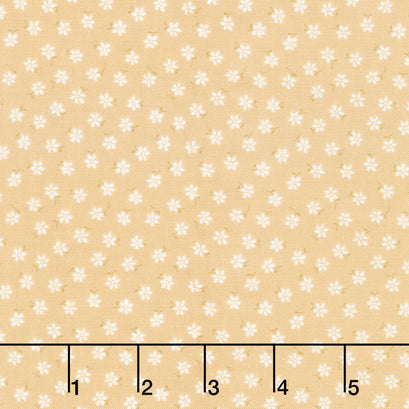 Lockwood Manor - Tiny Floral Tan Yardage