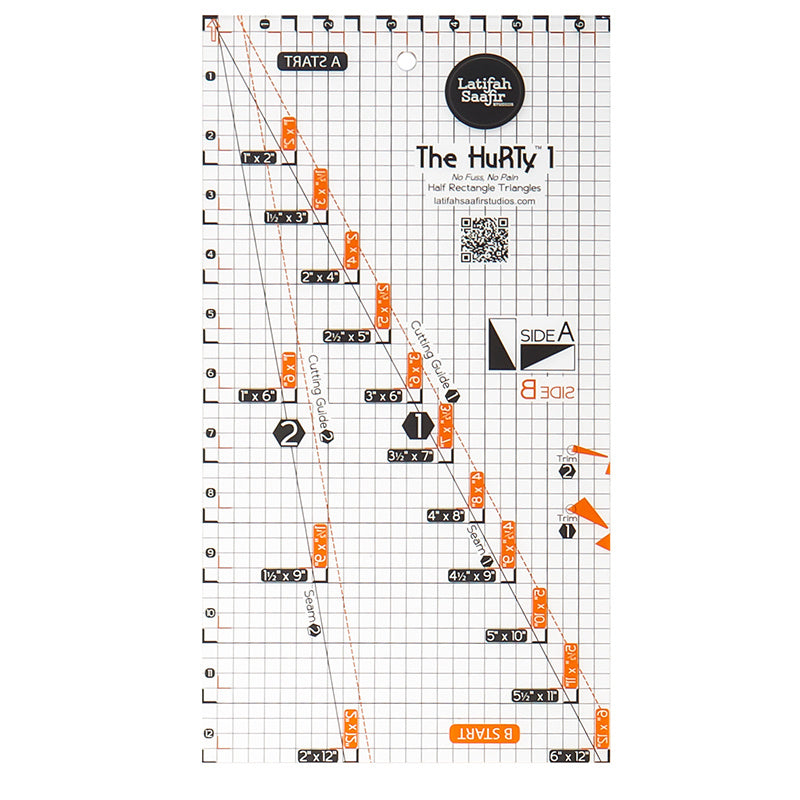 The HuRTy™ 1 - Half Rectangle Triangle Ruler Primary Image