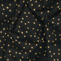 Starry - Mini Stars Black Gold Metallic Yardage
