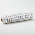 Easy Living Toweling - Small Check White Black 18" Wide Toweling Yardage