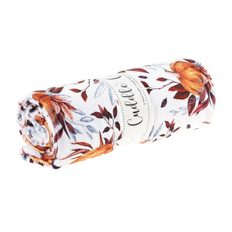 Cuddle® Digital Print - Pumpkin Leaves Rust 2 Yard Cut