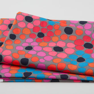 Kaffe Fassett - February 2022 Flower Dot Grey 2 Yard Cut