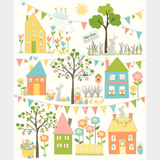 Spring's in Town - Spring Multi Panel