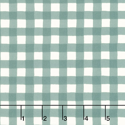 Happiness Blooms - Gingham Eucalypus 108" Quilt Backing