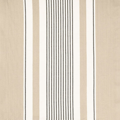 Easy Living Toweling - Multi Stripe Flax White 18" Wide Toweling Yardage