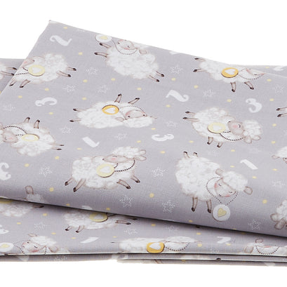 Sweet Dreams - Tossed Sheep Gray 2 Yard Cut
