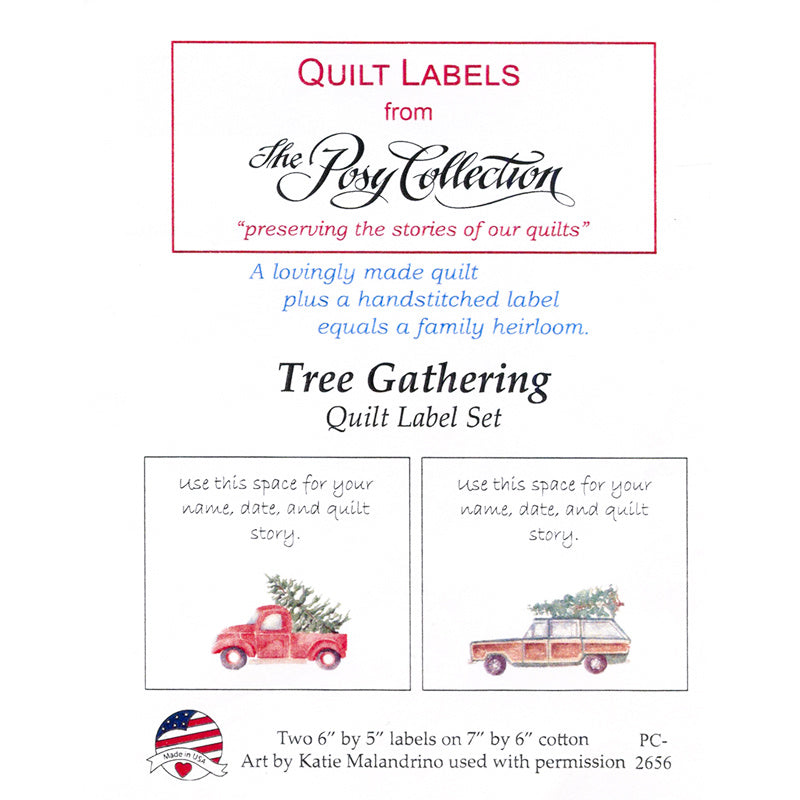 Tree Gathering Quilt Labels Alternative View #1