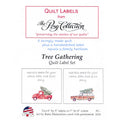Tree Gathering Quilt Labels Alternative View #1