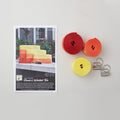 Pouch Trio & Wristlet Seat Belt Kit - Red/Orange/Yellow Alternative View #1