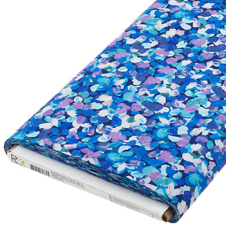 Painterly Petals - Azure Petals 10 Yard Bolt