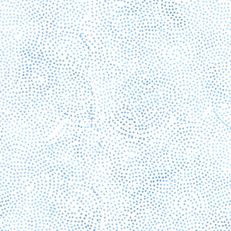Porcelain Blue Batiks - Paisley Dot Neutral Cream Yardage