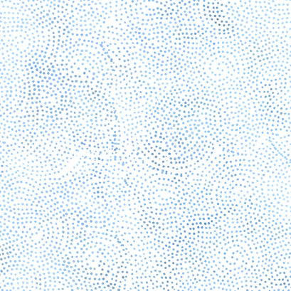 Porcelain Blue Batiks - Paisley Dot Neutral Cream Yardage