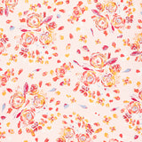 Art Gallery Rayon - Fusion Rosewood Swifting Flora Rosewood Pink Yardage Primary Image