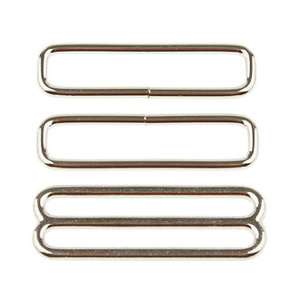 Cozy Nest Rounded Adjustable Strap Hardware Kit - Nickel