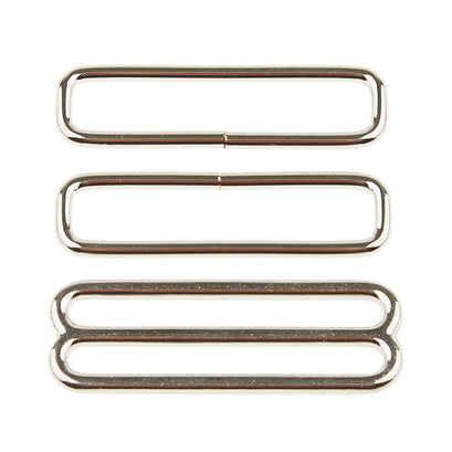 Cozy Nest Rounded Adjustable Strap Hardware Kit - Nickel
