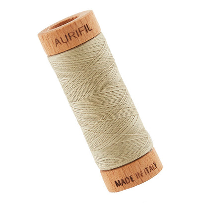 AURIfil™ 80 WT Cotton Spool Thread - Rope Beige