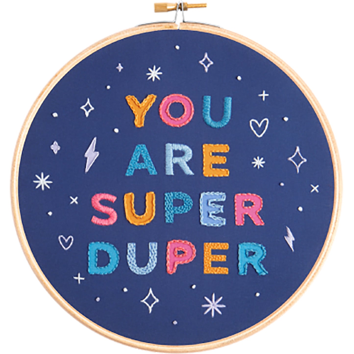 You Are Super Duper Embroidery Kit Alternative View #1