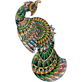 Peacock Wood Puzzle