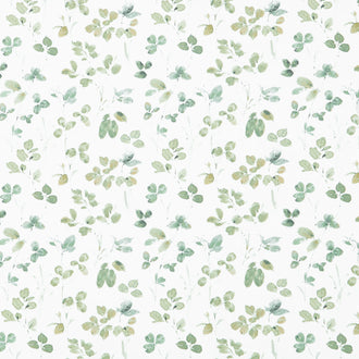 Green Fields - Leaves Cream Yardage