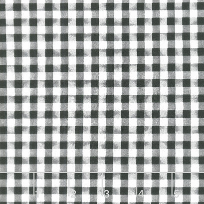 In Bloom - Gingham Black Yardage