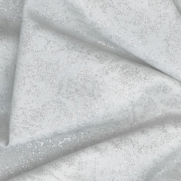 Fairy Frost - Platinum Glitter Yardage
