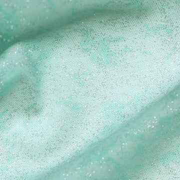 Fairy Frost - Seafoam Glitter Yardage Alternative View #1