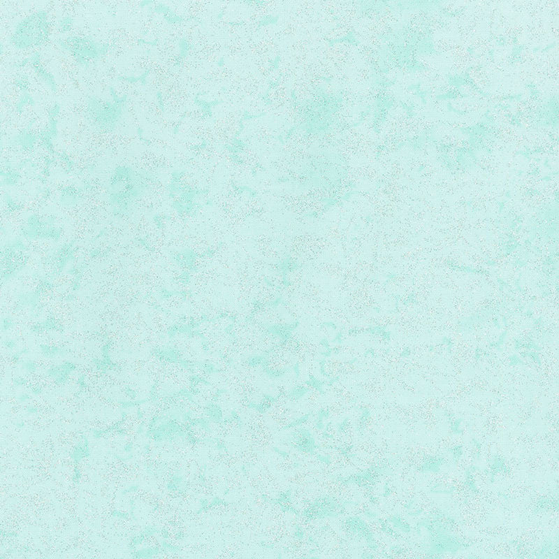 Fairy Frost - Seafoam Glitter Yardage Primary Image
