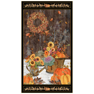 Fall Splendor - Harvest Brown Digitally Printed Panel