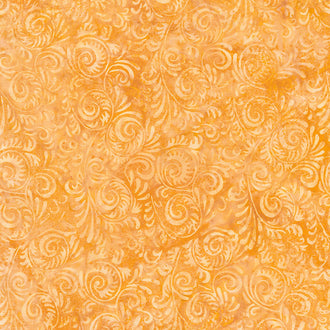 Falling Leaves Batiks - Spirals Light Smore Yardage